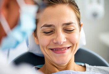 Patient's Relief Patient's facial expression showing relief and