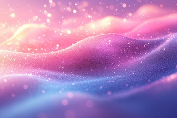 Wall Mural - abstract pastel background with soft waves and sparkling lights - ideal for design, print, card, pos