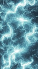Wall Mural - Abstract design of glowing blue plasma energy field on a dark background