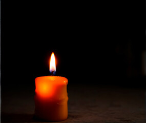 candles in the dark