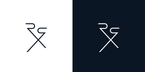 Poster - Modern and sophisticated RS logo design