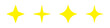 © Denys - 4 points stars decoration illustrations isolated in 4 variations. Vector yellow icons in flat style.