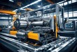 © Yaraslava - streamlined movement efficient parts modern production line showcasing precision engineering optimal workflow dynamics, assembly, manufacturing, process