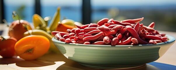 Canvas Print - A Bowl of Red Beans