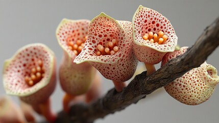 Wall Mural - Close-Up of a Unique and Delicate Flower with Intricate Spots