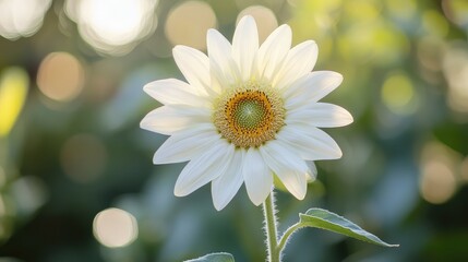 Canvas Print - daisy flower closeup