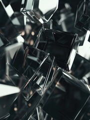 Wall Mural - Shiny Shards of Glass