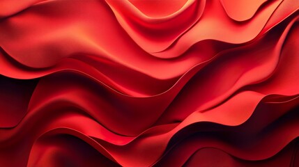 3D red abstract wallpaper with elegant sophisticated patterns background