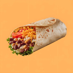 Photo A Delicious Burrito HD Photo Background