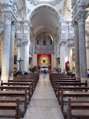 Lecce Salento Apulia Italy. Basilica Santa Croce