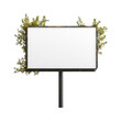 © EmBaSy - Blank Billboard with Greenery
