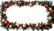 © akk png - festive elegant lights adorned creating decoration border twinkling beautiful garlands christmas holiday ai festive merry card celebration garland border banner light holiday illuminated glow season