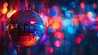 © Marco - disco ball with neon lights