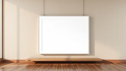 Empty room platform minimalist background for product presentation and object display. 3d rendering