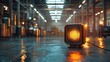 © TOTO - Portable heater in the middle of a large empty warehouse