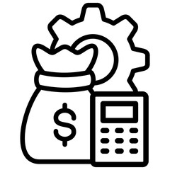 Sticker - Cost Management Icon