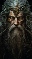 Canvas Print - Ancient Celtic God Crónán

