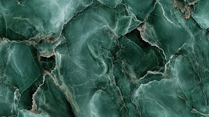 Poster - Abstract Green Marble Texture