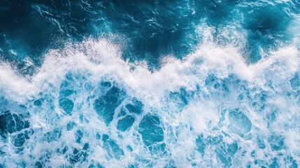 Canvas Print - Ocean Waves from Above