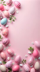 Wall Mural - easter eggs