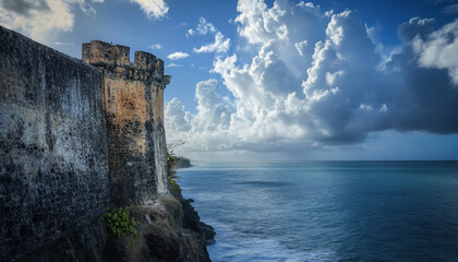 Wall Mural - Puerto Rico, Puerto Rico Island Landscape, Tropical Vacation Getaway, Caribbean Island