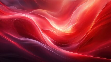 Wall Mural - Abstract Red and Yellow Swirls