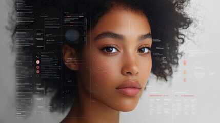 Canvas Print - Face Scan.