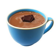 cup of hot chocolate isolated on transparent background - PNG cutout design element