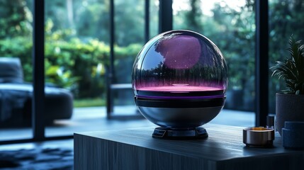 Poster - Futuristic Sphere Lamp.