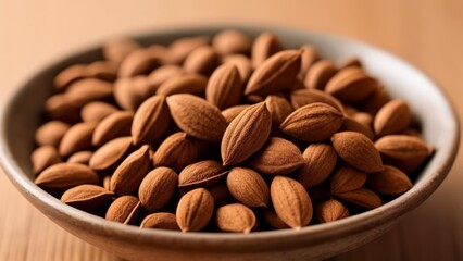 Poster -  Nutty Delight  A bowl of almonds ready to be savored