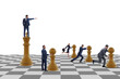 © Elnur - Businessman shouting in the game of chess