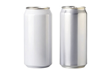 aluminum can isolated on white background