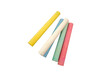 © Ka Iki - A bunch of colorful, yellow, white, blue, green and pink chalk sticks isolated on a white background