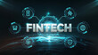© Rsquare stock - 'Fintech' concept with digital icons, financial technology concept.Business, Technology, Internet, and network concept