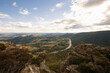© Austockphoto - View from Hassans Walls lookout with view of Great Western Highway in the valley below