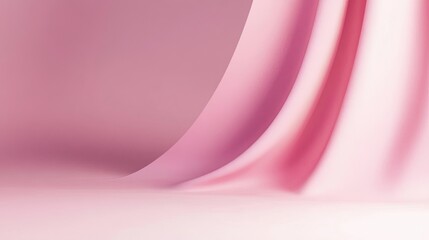 Wall Mural - Subtle Pink Gradient Backdrop for Elegant Product Presentation and Branding: Elegant Color Transition Ideal for Showcasing Products with a Soft and Refined Look.