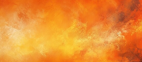 Canvas Print - Abstract Orange and Yellow Watercolor Background