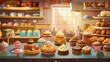 © Юлия Жигирь - cupcakes in a shop