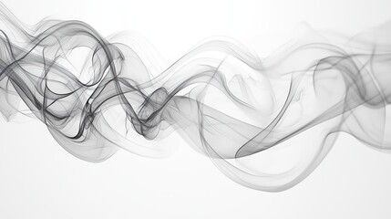 Sticker - Abstract smoke waves