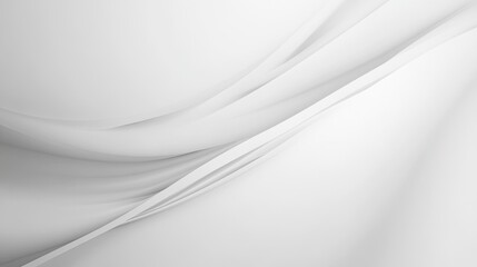 Wall Mural - White and gray gradient abstract background, soft and minimalistic design for various creative uses.