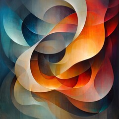 Canvas Print - Abstract Curves