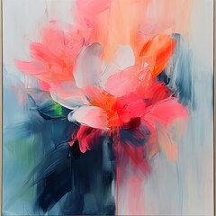 Wall Mural - Abstract Floral Bloom