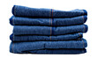 © Photo Builder - stack of folded blue jeans isolated on transparent background