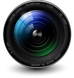 © Cobalt - Camera photo lens, 3d icon illustration.