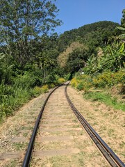 railway in the countryside, Sri Lanka