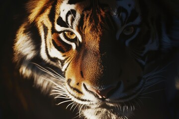 Sticker - Close-up of a tiger's face