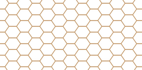 Wall Mural - White abstract honeycomb mosaic and tile geometric hexagon vector illustration. abstract digital technology polygon science vintage square web cover business texture.