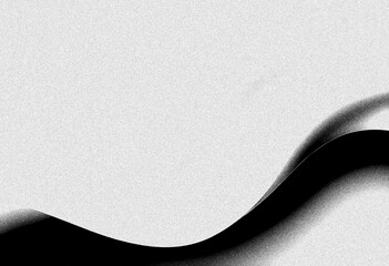 Abstract black and white gray grainy texture gradient background