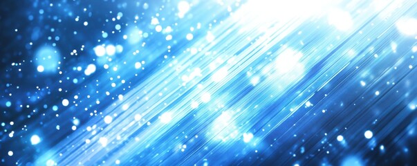 Wall Mural - abstract background with dynamic blue and white lines creating an energetic and futuristic light eff