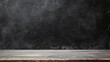 © Johannes - wide old black wood table top chalkboard food bg grey background texture in college concept back to school slate wallpaper for black friday backgroun grunge marble black stone cement wall blackboard